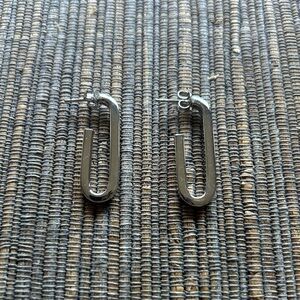 Sterling Silver U shaped Earrings